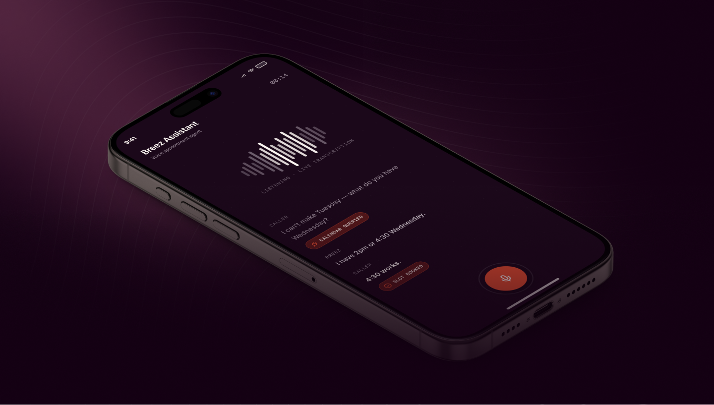 Voice wins where the workflow needs a conversation, not just a message